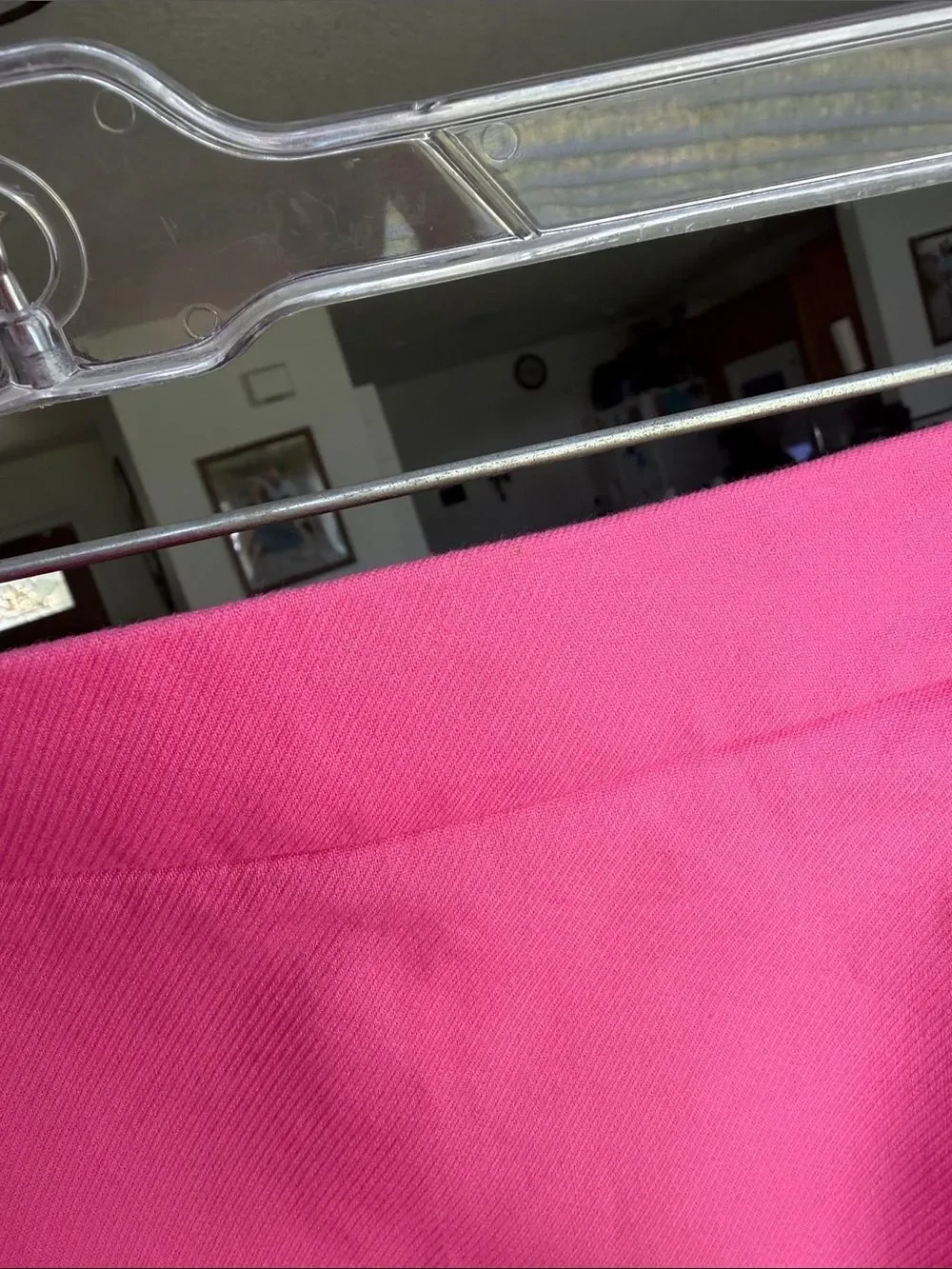 J. Crew Barbie Pink Scallop Hem Cotton Summer Pencil Skirt